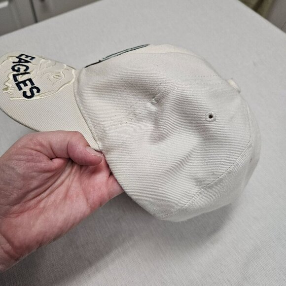 Embroidered Bald Eagle Hat - Adjustable Cotton Cap Beige - Picture 2 of 10